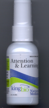 Click for details about Attention and Learning Enhancement 2 oz spray