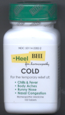 Click for details about Cold by BHI  100 tablets