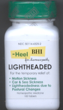 Click for details about Lightheaded by BHI  100 tablets