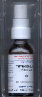 Click for details about Thyroidinum 6C 1 oz spray