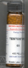 Click for details about Testosterone 6X 1/2 oz with 400 pellets