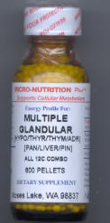 Click for details about Multiple Glandular Support for Weight Loss 12C 1 oz
