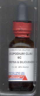 Click for details about Lycopodium 6C  1 fluid ounce