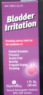 Click for details about Bladder Irritation 1 fl oz NEW