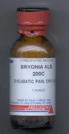 Click for details about Bryonia    200C 1 oz bottle with 680 pellets	