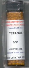 Click for details about Tetanus Tetanotoxinum 30C 400 Pellets