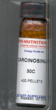 Click for details about Carcinosinum 30C 400 pellets