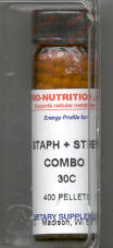 Click for details about Staph and Strep Combo 30C 400 pellets 