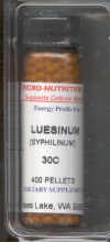 Click for details about Luesinum Syphillinum 30C 400 pellets