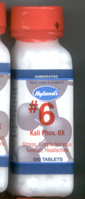 Click for details about #6 Kali Phos Potassium Phosphate 6X  500 tabs 10% SALE