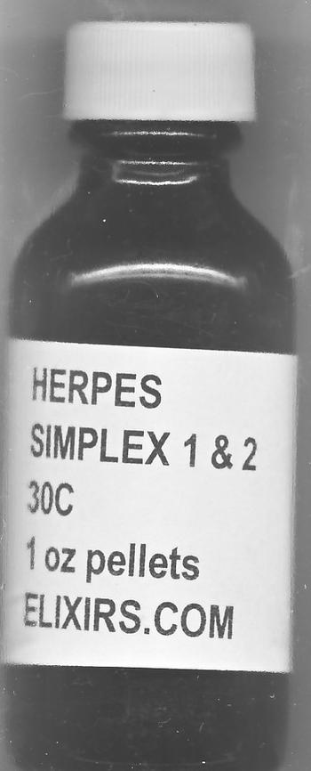 Click for details about Herpes Simplex Types I and II Combo 30C 1 oz 800 pellets