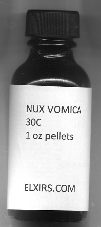 Click for details about Nux Vomica 30C ECONOMY 1 oz 800 pellets