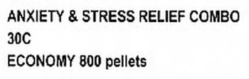 Click for details about Anxiety and Stress 30C economy 1 oz 800 pellets 10% OFF SALE