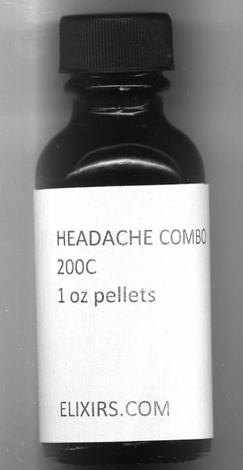 Click for details about Headache Combo NEW potency 200C 1 oz 800 pellets