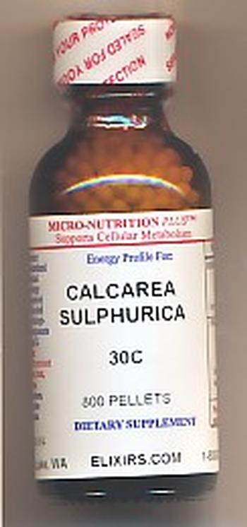 Click for details about Calc Sulph Calcarea Sulphurica 30C  economy 1 oz 800 pellets 20% SALE