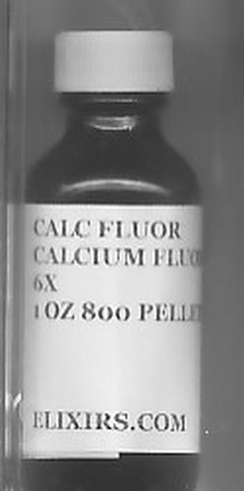 Click for details about #1 Calc Fluor / Calcium Fluoride Cell Salt 6X economy 1 oz with 800 pellets 15% SALE