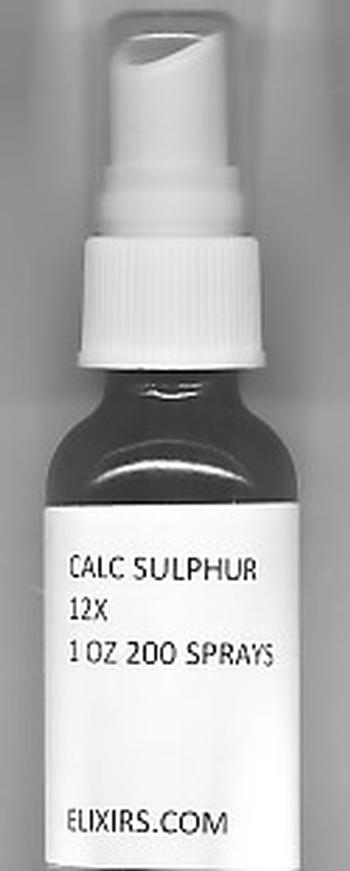 Click for details about Calcarea Sulphur Calc Sulphur #3 Cell Salt 12X 1 oz spray
