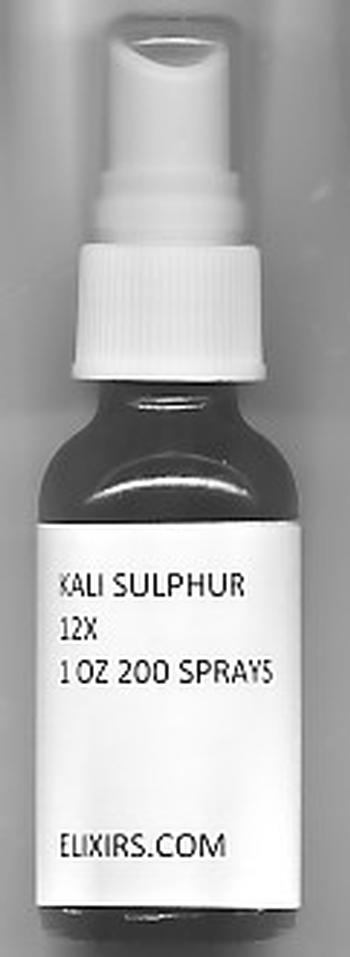 Click for details about Kali Sulphur #7 Cell Salt 12X 1 oz spray