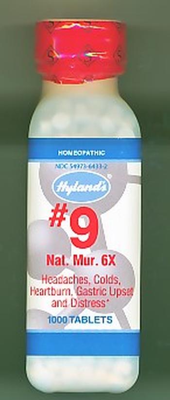 Click for details about Natrum Mur 6X 1000 tablets #9 Cell Salt 15% off SALE