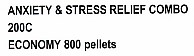 Click for details about Anxiety and  Stress 200C economy 1 oz 800 pellets 
